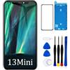 EFAITHLIFE per iPhone 13 Mini Sostituzione dello Schermo LCD 5,4 Pollici Gruppo digitalizzatore del Display Schermo tattile,con Strumento di Riparazione del Gruppo Telaio