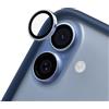 RhinoShield Camera Lens Protectors Compatible with [iPhone 17/16 Plus / 16] | 9H Tempered Glass Protector - Impact and Scratch Resistance, High Transparency, Explosion-Proof Protection - Light Blue