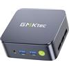 GMKtec G10 Mini PC Ryzen 5 3500U (Più potente di N150), 16GB RAM, 512GB SSD, LAN 2.5GbE, Computer desktop per ufficio e casa, Tripla uscita 4K, WiFi, Bluetooth, USB-C, DisplayPort