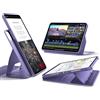 ESR Cover per iPad Pro 13(M5/M4) 2025/2024, Girevole con Custodia Magnetica Rimovibile, Supporto Regolabile in Verticale/Orizzontale, 9 Angoli, Serie Shift, Viola