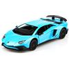 TOKAXI 1/36 Scala Lamborghini Aventador LP750-4 SV Diecast Modellino auto, veicoli ritirati, auto giocattolo, regali auto per ragazzi e ragazze (blu)