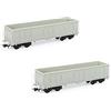 Evemodel 2 pz Ho Scala 1:87 Vuoto Smontato Gondola Modello di Auto Ferrovia Fai da Te Wagon C8742JJ