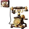 PAN TASY Set di Blocchi da Costruzione Telefono Retrò per Adulti, Kit DIY Vintage con Design Realistico, Decorazione Creativa per la Casa, Collezionisti e Appassionati