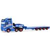 Herpa camion in miniatura Volvo FH GL 2020 6x2 semirimorchio ribassato "Seeland", miniatura in scala 1:87, pezzo da collezione, Made in Germany, plastica