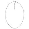 day berlin day.berlin collana Twist donna elegante, catena sottile ritorta a corda stile singapore 40+5cm regolabile, acciaio inox 316L impermeabile, argento, oro rosa o oro 18k placcato