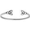 FashionJunkie4Life Bracciale in argento Sterling con nodo celtico Trinity Triquetra