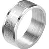 ZENSE - Anello da uomo con incisione del Padre Nostro e croce latina ZR0152, Misura 24 (Circonferenza 64mm)