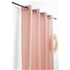 Linder Tenda con nebs (piccolo bottone) - Stile celeste - Finitura occhielli canna di fucile - Colore rosa galassia - Dimensioni 145 x 240 cm - 100% poliestere - Collezione Meteora