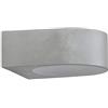 Brilliant AG Tyler - Applique esterna in metallo/vetro 60 W e27 Titanio, glühbirne, elettrico