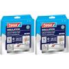 tesamoll Premium Flexible - Nastro Sigillante per l'Isolamento di Porte e Finestre - Trasparente - 6 m x 9 mm x 7 mm (Confezione da 2)