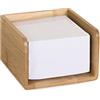 OSCO BAM-MP1 Bamboo Memo Pad Holder with 500 Sheets of Paper