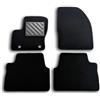 MTC Automotive Tappetini per Ford Kuga I 2008-2011 Bottone Ovale tappeti Auto su Misura, Antiscivolo,battitacco in Gomma Rinforzato