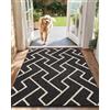 Biscpro Zerbino Ingresso Interno,80x120cm Zerbino Tappeto Ingresso Casa per porta interna o zerbino Esterno, Patio,Veranda,Soglia o portico,Ufficio