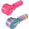 Sinbana 2pz Rullo Diamond Painting, Essenziali Strumenti con Presa Facile per Diamond Painting 5D Accessori Arte Artigianato per Principianti Adulti Bambini (Rosso Rosa, Colore Macron)