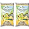 Dehner Natura Premium Mangime per Uccelli Selvatici, Semi di Girasole sbucciati, 1 kg (Confezione da 2)