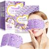 GMOLARSUSCO Maschera per occhi a vapore, confezione da 12, alla lavanda, autoriscaldante, per occhi secchi, occhiaie e gonfiore, comoda e rilassante, per alleviare lo stress e l'affaticamento degli occhi