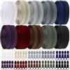 Lighterday Lighterdasy 30M Cerniera Lampo in 10 Colori,Cerniere Lampo Invisibile fai-da-te con 50 Tiretti,Kit di Riparazione per Cerniera per Borse Uncinetto (10 Colori Scuri)