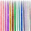 KBSICWO 14 Colori 4200 Extension per Capelli, Ciocche di Capelli Glitterate, Hair Extensions per Donne Feste e Cosplay Dritto Festa, 93 cm/36.61 in