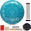 Jradse Steel Tongue Drum 12 Pollici 13 Note Acciaio Lingua Tamburo Percussioni Strumenti di Guarigione del Suono per L'istruzione Musicale Intrattenimento Meditazione Yoga