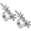 CYIOU 2 Pezzi Morsetti per Luci Scena Gancio Morsetto da Palcoscenico | Alluminio Truss Clamp Ganci Tralicci Luci Capacità di Carico 35 kg Morsetti Adatto per Tubi da 25-30mm