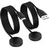 GeeRic 2pz Caricabatteria Compatibile per Samsung Galaxy Watch 8/7/6/5/4/3/FE/Ultra/Active 2/1,GeeRic Type C+USB Caricatore Magnetico Sostituzione Adattatore Compatibile per Samsung Watch 3~8/FE/Active 2/FE