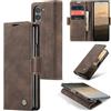 Sojlecyu Cover per Samsung Galaxy Z Fold 6 Custodia, a Libro Portafoglio in Premium Pelle PU Porta Carte Flip Case Supporto Protezione Case Cover per Samsung Galaxy Z Fold 6, Caffè