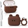 XMBYGY Custodia per AirPods Pro 3, per AirPods Pro di terza generazione 2025, cover in silicone, design 3D, con kit di pulizia, protezione completa, custodia per auricolari wireless multicolore per ragazzi e