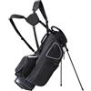 VEVOR Sacca da Golf con Divisorio Organizzatore a 14 Vie, Sacca da Golf Premium 890 mm con 11 Tasche Supporto, Borsa Resistente Manici, Copertura Antipolvere Doppia Tracolla Staccabile, Nero Bianco