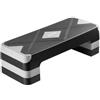 VEVOR Stepper per Esercizi Aerobici Portatile Piattaforma Carico max. 250 kg per Allenamento a Casa Palestra Altezza Regolabile, Stepper Aerobica Superficie Antiscivolo per Palestra a Casa, Grigio