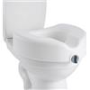 VEVOR Sedile WC Rialzato da Bagno Capacità di Carico 158 kg, Altezza di Sollevamento 127 mm, Sedile WC Rialzato con Apertura Allargata per Anziani, Donne Incinte, Tazze Oblunghe e Rotonde