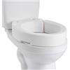 VEVOR Sedile WC Rialzato da Bagno Capacità di Carico 136 kg con Altezza di Sollevamento di 88,9 mm, Sedile WC Rialzato Universale con Apertura Allargata per Anziani, Tazze WC Allungate