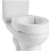 VEVOR Sedile WC Rialzato da Bagno con Capacità di Carico di 136 kg e Altezza di Sollevamento di 88,9 mm, Sedile WC Rialzato Universale in HDPE con Apertura Allargata per Anziani Disabili