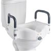 VEVOR Sedile WC Rialzato da Bagno con Braccioli Imbottiti, Capacità di Carico di 136 kg e Altezza di Sollevamento di 127 mm, Sedile WC Rialzato Universale per Anziani, Disabili, Donne Incinte