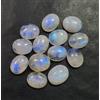 colori di gemme Lotto pietre di luna arcobaleno fuoco blu AAA naturale 41,90 ct gemme cabocho...