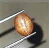colori di gemme 3,98 Ct Naturale Ovale 4 Raggi Stella Dorata Pietra del Sole Cabochon Qualità...