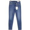 LIU JO Divine Pantaloni Donna W28/L30 Alti Bottom Up Neri Lavati Matte