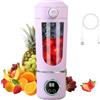 MeYuxg Mini Frullatore Portatile, 700 ml Frullatore Elettrico, USB Ricaricabile, Smoothie Maker con 12 Lame, Fresh Juice Frullatore, per Smoothie, Frullati di Frutta e Verdura(1500 mAh, Viola)