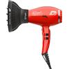 Parlux Pack Alyon con diffusore MagicSense. Asciugacapelli Professionale con Ioni negativi. Potente e Leggero. Made in Italy. Colore Rosso