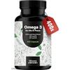 Bloom Naturals Beauty Supplements Omega 3 Olio di Pesce - 400 Capsule - 2000 mg per Dose Giornaliera con 360 mg EPA e 240 mg DHA - Prodotto in Germania - Fish Oil Omega 3 - Testato in Laboratorio