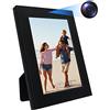 Yadayuki Mini Telecamera Nascosta,Mini Telecamera Spia con Cornice Digitale, Microcamera Spia 1080P HD Spy Cam Videocamera Orologio Visione Notturna Rilevamento di Movimento