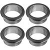 QUARKZMAN 4 Pz 1,38 Pollici (35mm) Passacavi in Nylon per Scrivania, Copertura Foro per Cavi in Plastica, Organizzatore di Cavi per Scrivania o Armadio per Computer, Nero