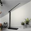 LQWELL® Lampada da Scrivania a LED, 3 Modalità di Temperatura Colore, 9 Livelli di Luminosità, Protezione per Gli Occhi Senza Sfarfallio, Controllo Touch e Funzione di Memoria