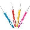 9 pezzi uncinetti neri aghi per mani artre 2.0-6.0mm set di uncinetti impugnature morbide ergonomiche gancio per maglieria per maglieria  15