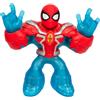 Heroes of Goo Jit Zu Marvel Infinity Armor Spider-Man, action figure elastica, super elastica con imbottitura in gel metallico morbido