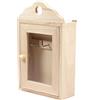 INNSPIRO Armadio chiavi in legno di balsa 13x5x21,5 cm.