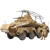 Tamiya 300035297 - Veicolo speciale tedesco della seconda guerra mondiale SdKfz 232 Africa (2)