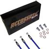ACCOSSATO Kit Completo Tubi Freno Blu Moto Honda - CB1000R (2008-2016), Layout F, Numero Tubi: 4