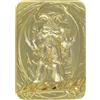 Yu-Gi-Oh! Fanattik Ygo31G Yu-Gi-Oh! Metal Gold Card Collectible Replica Summoned Skull, Oro