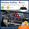 Road Top Wireless CarPlay Android Auto per BMW serie 5 7 F10 F11 F07 GT F01 F02 F03 F04 2009-2016, con funzioni di collegamento specchio