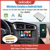 AUTOABC Modulo AUTOABC Wireless Carplay e Android Auto per Peugeot 208 308 508 3008 C4 DS3 DS4 DS5 Sistema SMEG Airplay Mirror Link Supporto multimediale Telecamere OEM e telecamere aftermarket